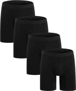 Nouvelle conception, logo personnalisé brodé, sous-vêtements pour hommes de couleur unie, sous-vêtements de sport pour la course à pied, sous-vêtements respirants pour hommes - Product Image 6