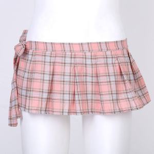 Minigonna a Pieghe con Bottoni e Lacci in Stile Scolastico per Donne, Costume per Cosplay, Giochi di Ruolo, Appuntamenti e Luna di Miele - Product Image 3