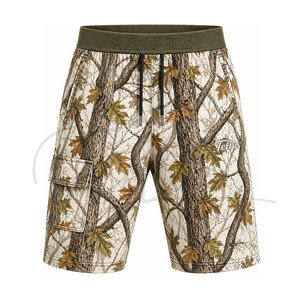 Customized Canvas Shorts Solid Casual Breathable Quick Dry <b>Elastic</b> Waist Activewear Shorts Men 2026 - Product Image 4