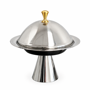 Elegant Stainless Steel <b>Cake</b> Display <b>Stand</b> <b>Set</b> Good Quality with Different Sizes for Restaurant Hotel Use Decorative Feature - Product Image 1