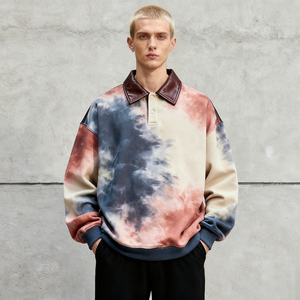 for Men Manufacturer Custom Fashionable Oversized Printed Tie Dye Good Quality <b>Hoodies</b> - Product Image 1