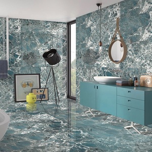 Qualité super premium 9-10mm d'épaisseur imperméable à l'eau garantie de 5 ans grands carreaux de sol vitrifiés en porcelaine marbre brun 600*1800mm - Product Image 3