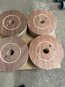 Bobines de câbles en eucalyptus de haute qualité 800x800mm, robustes, avec mélamine WBP 15% - Product Image 4