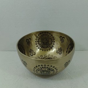 Bol de méditation sonore sacré - Bol chantant en bronze pour la thérapie Reiki et le soulagement du stress - Product Image 6