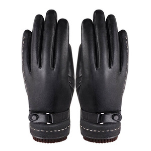Fashion Hot Selling Leather <b>Gloves</b> Wholesale Price Outdoor Fashion Leather <b>Gloves</b> In-Stock - Product Image 1