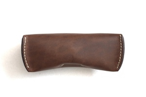 Etui à lunettes en cuir Etui à lunettes Lunettes de soleil Tannage végétal LGC-0086 personnalisé - Product Image 3