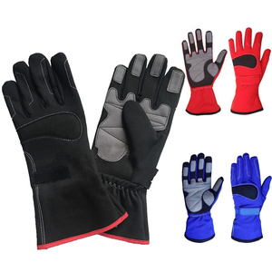 Gants de course demi-doigts en tissu antidérapant, compatibles écran tactile, design à emboîtement, unisexe, pour usage extérieur et équitation - Product Image 1
