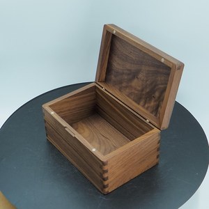 Boîte de rangement en bois de style rustique, organisateur durable en bois massif pour cuisine, garde-manger, salle de bain, chambre et décoration de salon - Product Image 2