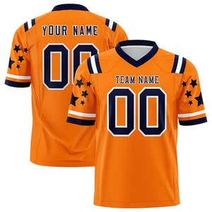 Fournisseur de maillots de football américain pour jeunes en tissu interlock pour les équipes sportives scolaires, uniformes personnalisés - Product Image 6