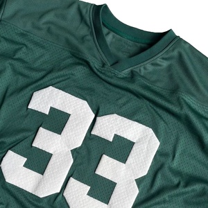 Camiseta de fútbol de malla amarilla personalizada con número azul 23 y texto de nombre blanco cuello en V ropa de equipo de manga corta - Product Image 6