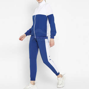 Hot Sale <b>Women</b> Winter Tracksuit High Quality <b>Turtleneck</b> Solid Pattern Sport Tracksuit <b>Top</b> Trending - Product Image 2