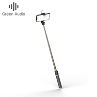 GAZ-L03S Blueteeth selfie stick intégré mini LED lumière de remplissage support caméra dieu trépied caméra