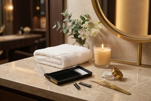 ขนตาปลอมแบบแบน Lashya สำหรับต่อขนตาแบบมืออาชีพ ให้ลุคธรรมชาติ น้ำหนักเบา และขนตาแบบเส้นต่อเส้นเนื้อแมตต์นุ่ม - Product Image 4