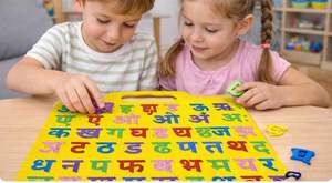 Rompecabezas de reconocimiento del alfabeto hindú, juguete educativo para niños, rompecabezas de estudio, tablero de rompecabezas a precio de mayoreo por fabricante - Product Image 2