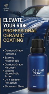 Recubrimiento de Pintura para Autos C516-MS, Dureza 9H, Polisiloxano, Polisilazano para Protección de Detalles Nano Cerámicos Avanzados 105~115 - Product Image 2