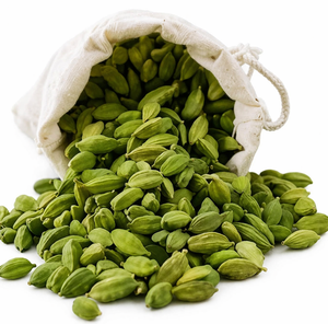 Cardamome Verte Indienne Naturelle Aromatique, Gousse d'Elaichi Premium 7-8mm, Grade Moyen, Emballage Sous Vide, Approvisionnement en Gros pour l'Exportation - Product Image 3