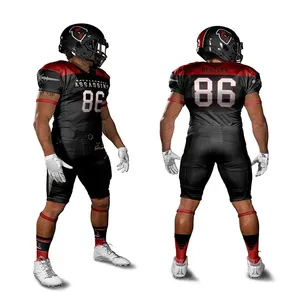 Custom American Football Jersey <b>Pants</b> Set Moisture Wicking Breathable Training Uniform - Product Image 3