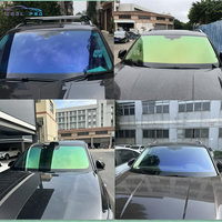 Film de fenêtre TPU monocouche 2 plis 2 mil avec 90 % de rejet UV, anti-reflet, anti-rayures et protection UV pour vitrage de bâtiment de bureaux