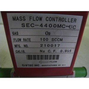 ตัวควบคุมการไหลของมวล STEC MFC รุ่น SEC-4400MC-UC, O2 - อุปกรณ์และอะไหล่เซมิคอนดักเตอร์ระดับโลกที่เชื่อถือได้ - Product Image 3