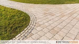 Carrelage en grès pour extérieur, pavé traditionnel, design circulaire vieilli - Product Image 2