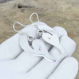 Pendientes de Morganita y Topacio Blanco, Plata de Ley 925, Hechos a Mano, Estilo Antiguo, Colgantes, Regalo de Cumpleaños, Lujosos para Fiestas - Product Image 4