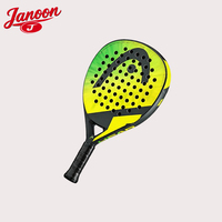 Raquette de padel en fibre de carbone avec filet en polyester, design diamant, nouvelle collection 2026, légère, durable, logo personnalisé