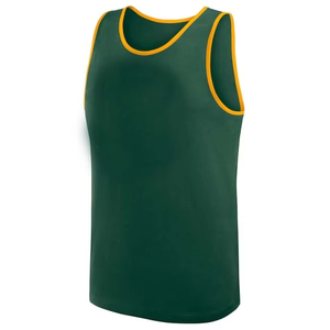Débardeur unisexe uni en coton doux / polyester, sans manches, personnalisable avec logo, pour hommes, gym, fitness, musculation - Product Image 2