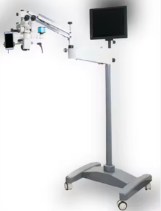 Microscopio Quirúrgico Ginecológico Binocular con Soporte de Piso, Enfoque Manual, Fuente de Luz Eléctrica, Pantalla LCD, Soporte OEM - Product Image 5