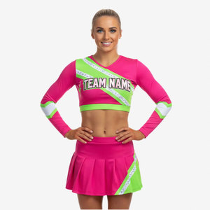 Shorts d'uniforme de cheerleading pour filles adultes OEM, vêtements de sport, uniformes d'entraînement par sublimation, tenues de cheerleading pour tournois et matchs - Product Image 5