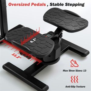 Multi-Functional 300lbs Capacity Stair Stepper Non-Slip Pedals & Stable Metal Frame with <b>Step</b>+Twist Design - Product Image 4