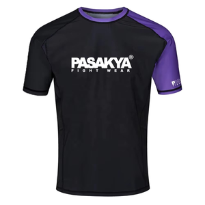 Custom Short Sleeve <b>Surf</b> Logo Mma Bjj Compression Shirt Sublimated Jiu Jitsu Rashguards Design Your Own Custom Rash Guard - Product Image 5