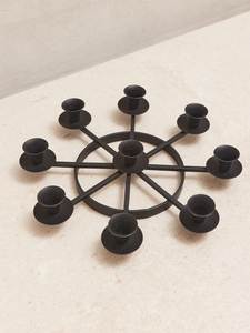 เชิงเทียนทองเหลืองสามแขนสำหรับตกแต่งบ้าน - Product Image 6