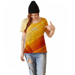 T-shirts pour femmes sur mesure, vente chaude, matériau durable, t-shirts pour femmes de qualité supérieure - Product Image 2