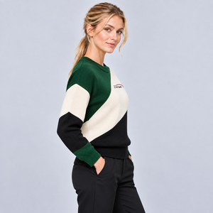 Pull pour femme en maille douce, sensation chaude, coupe décontractée, col rond, poignets côtelés, construction durable pour l'hiver - Product Image 3