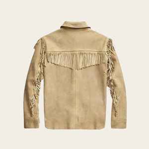 High Quality Western Fringe <b>Suede</b> Leather <b>Jacket</b> Stylish Cowboy Fashion Outerwear Professional Supplier - Product Image 2