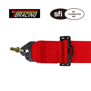 เข็มขัดนิรภัยแบบ 5 จุด ยี่ห้อ TBRACING รุ่น SF-501 สำหรับรถแข่งจูเนียร์แดร็กสเตอร์ ได้รับการรับรองมาตรฐาน SFI 16.1 ผลิตจากโรงงานไต้หวัน รับทำโลโก้ตามสั่ง ขายส่ง - Product Image 1
