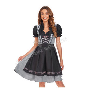 Traditional Bavarian Women's <b>Oktoberfest</b> Floret Dirndl <b>Dress</b> German Beer Wench Costume TV Movie Inspired Traditional <b>Oktoberfest</b> - Product Image 2