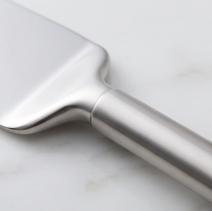 Ensemble de spatule et couteau à gâteau en acier inoxydable, 2 pièces, spatule triangulaire, outils pour la pâtisserie et l'usage domestique - Product Image 2