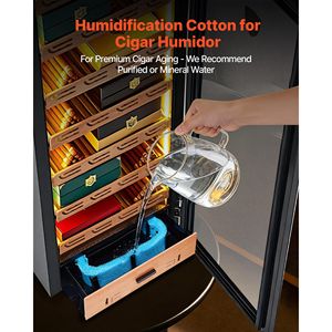 Filtro di Ricambio Singolo Compatibile con Umidificatore per Sigari YC 288, Acqua al Miele Multistrato 3D per Serbatoio - Product Image 2