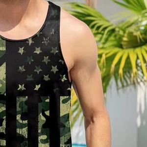 Tops de fête sexy unisexes pour hommes, style européen et américain, sportifs, écologiques, en maille tricotée Spandex/Coton, à col ras du cou et à détails brillants - Product Image 6