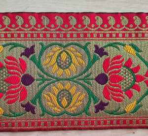 Encaje Rapiyar duradero y suave con un patrón atractivo para uso festivo, un lujo de diseño. - Product Image 1