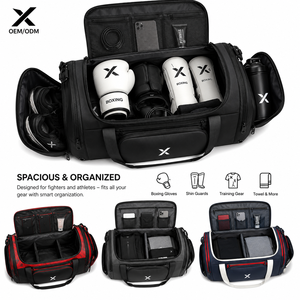 Sac de sport robuste personnalisé OEM ODM pour équipement de boxe et MMA avec compartiment à chaussures, étanche, pour entraînement et voyage - Product Image 3