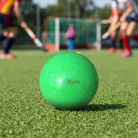 Ballon de hockey en PVC personnalisé avec surface alvéolée – Durable, léger – Idéal pour l'entraînement, les matchs, les exercices sur le terrain et les loisirs