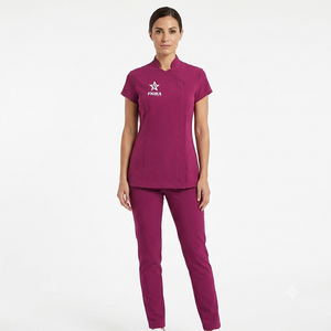 Nouvelle conception d'uniformes pour esthéticiennes de salon et spa, uniformes pour femmes, uniformes de salon de beauté, uniformes de coiffeuse, vêtements de travail personnalisés pour le personnel - Product Image 1