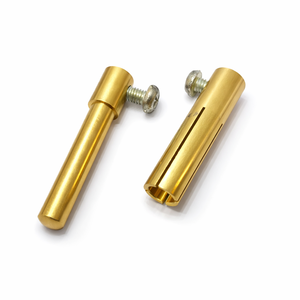 Piezas de Precisión de Latón Mecanizadas por CNC Suizas Personalizadas OEM, Fabricante de Componentes de Latón Torneados de Alta Precisión, Torneado CNC Personalizado - Product Image 1