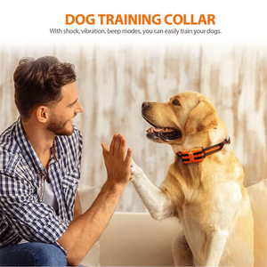 Collare di Addestramento per Cani da 2700 FT, Ecologico, Ricaricabile, Impermeabile, con LCD, Personalizzabile, con Telecomando, in Silicone e Plastica - Product Image 4
