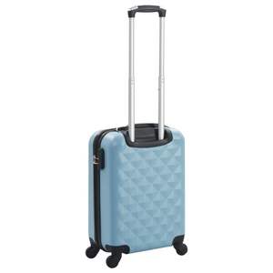 Blue ABS Hardcase <b>Trolley</b> <b>Luggage</b> Cart - Product Image 3