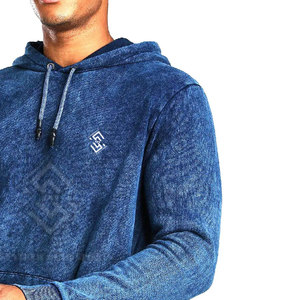 Nouveau design, best-seller : sweats à capuche pour hommes, effet délavé, coupe ample, tissu polaire de haute qualité, faible MOQ, vente en gros - Product Image 4