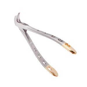 Pince d'extraction orthodontique en acier inoxydable de haute qualité avec embout en bec pour le retrait de couronnes, certifiée CE ISO par Grip Surgical - Product Image 3