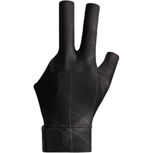 Gant de billard unisexe en PU à demi-doigts pour droitier, toutes saisons, à enfiler, prix de gros, gants de billard personnalisés, design sur mesure - Product Image 4